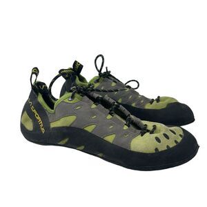 La Sportiva 12.5 Tarantulace Climbing Shoe Green Gray Black Mens